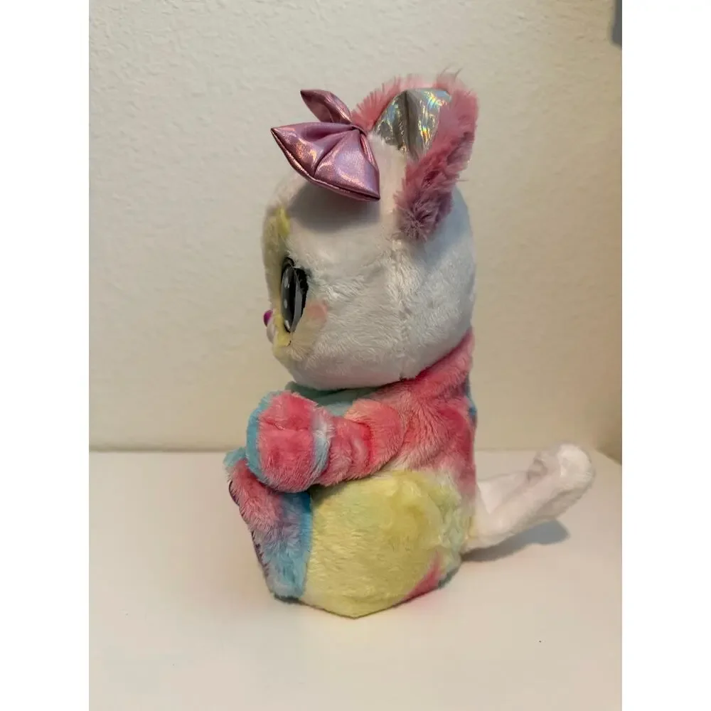 Peek-A-Roo Rainbow Panda & Baby Interactive Rainbow Plush Toy & Baby W/Sounds